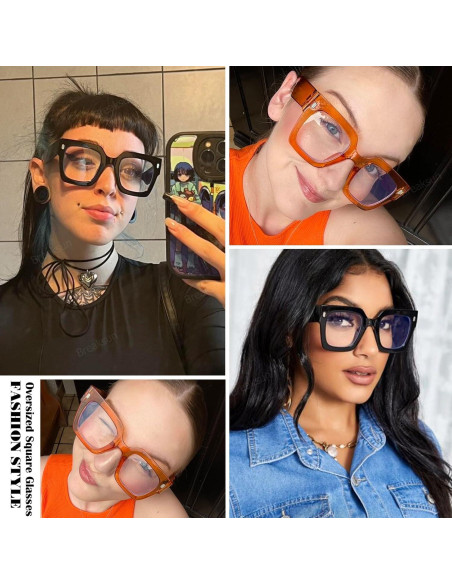 Gafas Anti Luz Azul Breaksun B40 Cuadradas Grandes Gafas Anti Luz Azul Breaksun B40 Cuadradas Grandes