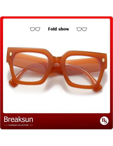 Gafas Anti Luz Azul Breaksun B40 Cuadradas Grandes