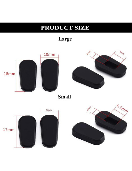 Cubiertas de Silicona Antideslizantes para Gafas KECHIO - 5 Pares Cubiertas de Silicona Antideslizantes para Gafas KECHIO - 5 Pares