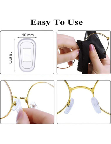 Cubiertas de Silicona Antideslizantes para Gafas KECHIO - 5 Pares