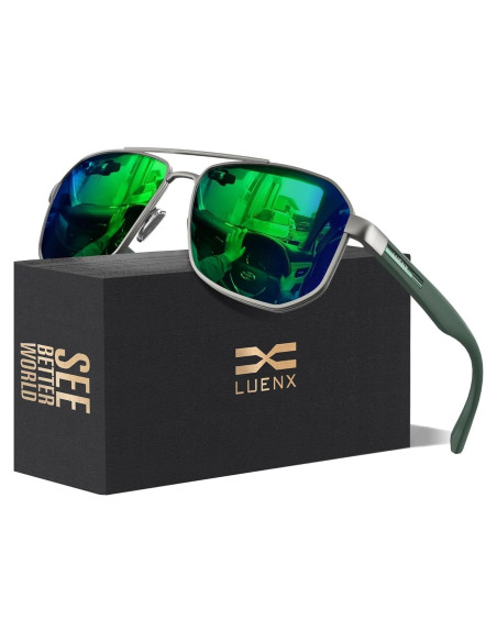 Gafas de sol LUENX Aviador Polarizadas UV400 61mm Gafas de sol LUENX Aviador Polarizadas UV400 61mm