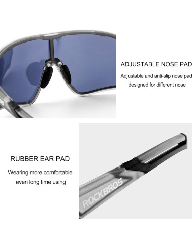 Gafas de sol ROCKBROS polarizadas UV400 para ciclismo