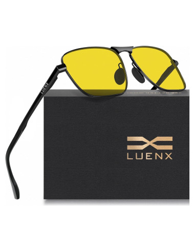 Gafas de sol aviador LUENX polarizadas UV400 para hombres