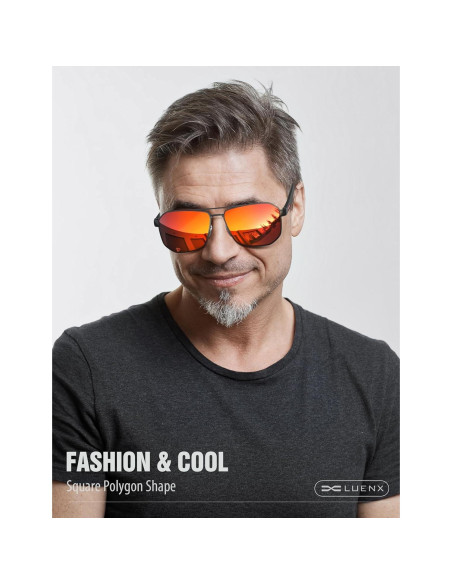 Gafas de sol LUENX Aviador Polarizadas UV400 61mm Gafas de sol LUENX Aviador Polarizadas UV400 61mm