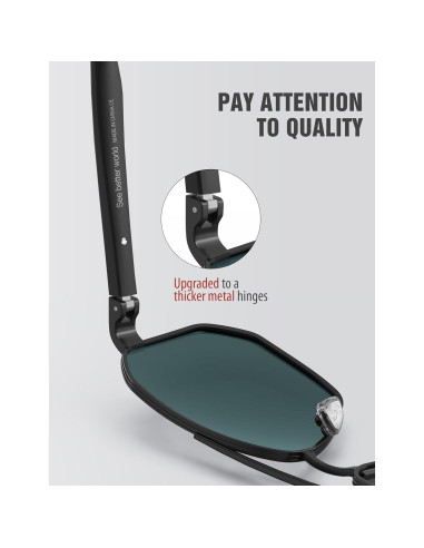 Gafas de sol LUENX Aviador Polarizadas UV400 61mm