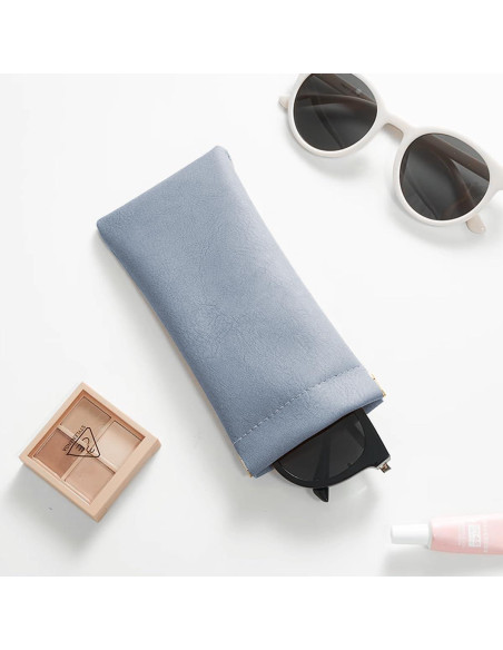 Paquete de 3 Fundas de Gafas de Cuero PU Impermeables Paquete de 3 Fundas de Gafas de Cuero PU Impermeables