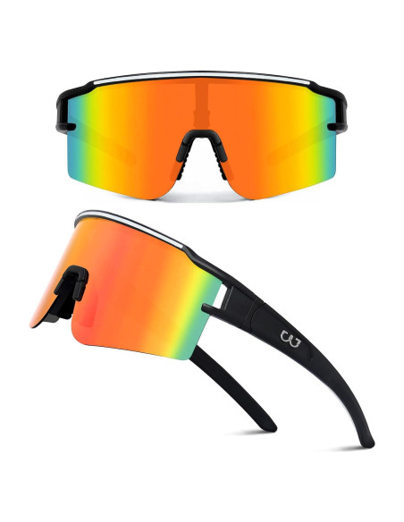Gafas de Ciclismo SPOSUNE con 3 Lentes Intercambiables Gafas de Ciclismo SPOSUNE con 3 Lentes Intercambiables