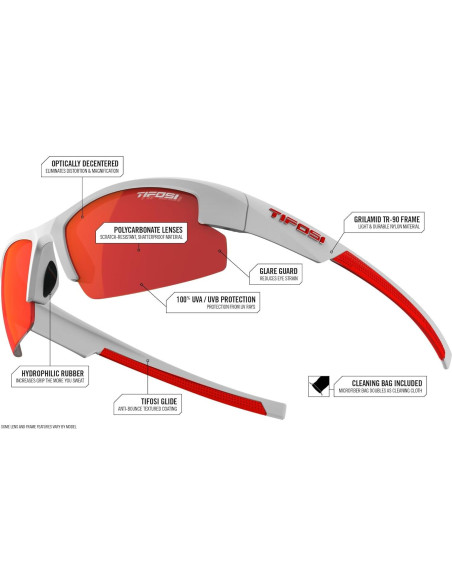 Gafas de sol multi-deporte Tifosi - Lente Ahumado, XS Gafas de sol multi-deporte Tifosi - Lente Ahumado, XS