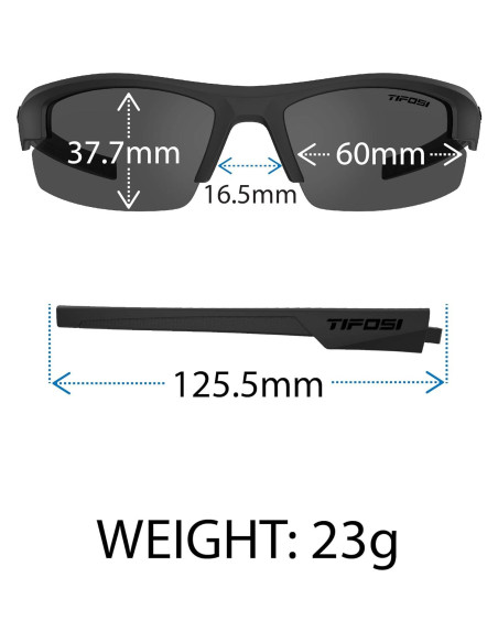 Gafas de sol multi-deporte Tifosi - Lente Ahumado, XS Gafas de sol multi-deporte Tifosi - Lente Ahumado, XS