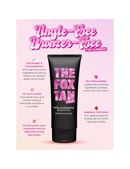 Acelerador Rápido The Fox Tan 180ml - Bronceado Oscuro Vegano Acelerador Rápido The Fox Tan 180ml - Bronceado Oscuro Vegano