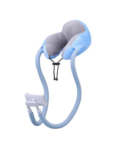 Soporte de Almohada para Teléfono YISUIPU 360 Ajustable Azul