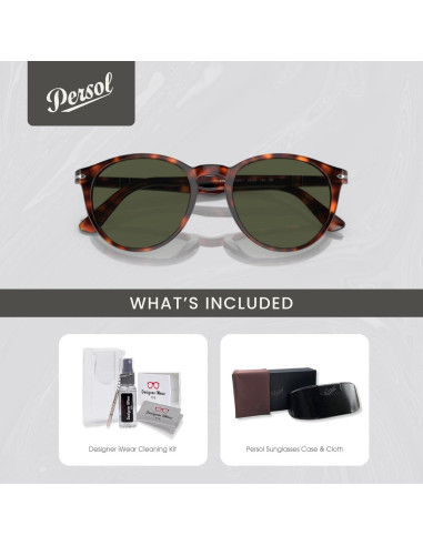 Gafas de sol Persol PO3152S para hombres + Kit iWear