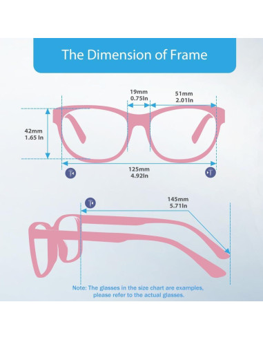 Gafas de lectura Firmoo Classic Square con bloqueo luz azul