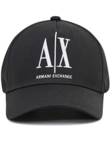 Gorra de béisbol Armani Exchange Ajustable Negra