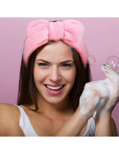 24 Bandas Faciales de Spa Elásticas Microfibra 4 Colores 24 Bandas Faciales de Spa Elásticas Microfibra 4 Colores