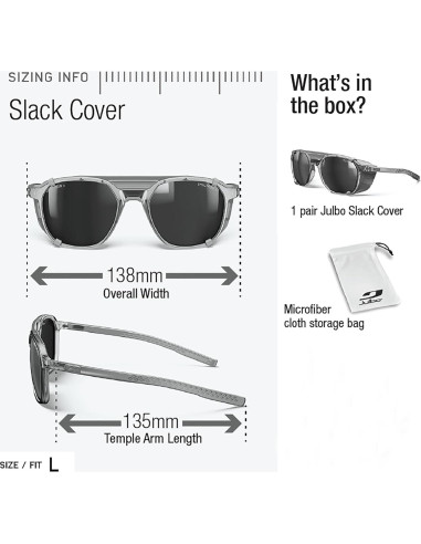 Gafas de sol Julbo Slack Cover con protección UV 52mm