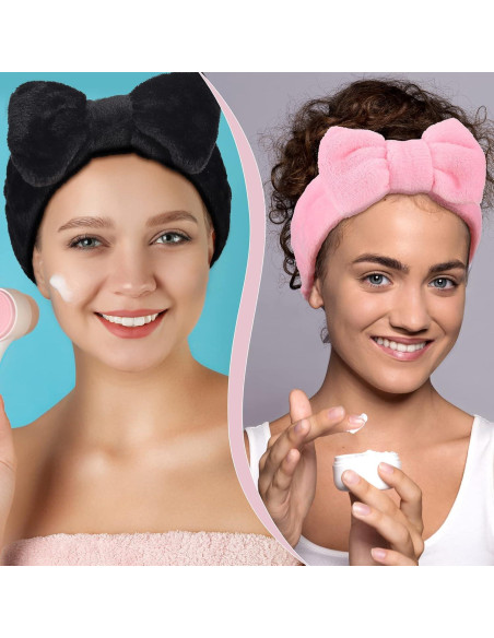 24 Bandas Faciales de Spa Elásticas Microfibra 4 Colores 24 Bandas Faciales de Spa Elásticas Microfibra 4 Colores