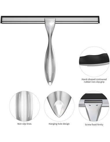 Limpiaparabrisas de Acero Inoxidable SSTOOHL 35.56 cm Multiusos