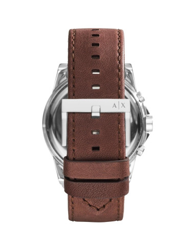 Reloj Cronógrafo AX Armani Exchange Hombre 45mm Azul Cuero
