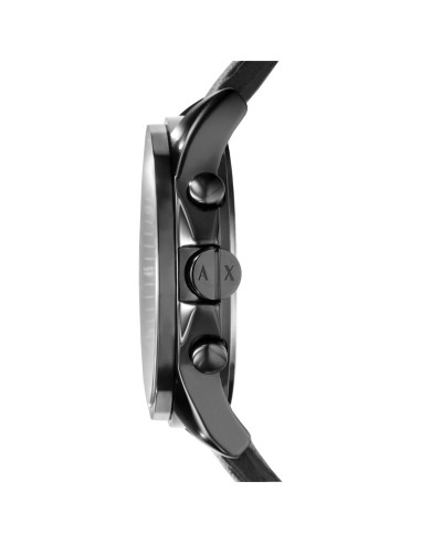 Reloj Cronógrafo AX Armani Exchange 45mm Correa Cuero Negro