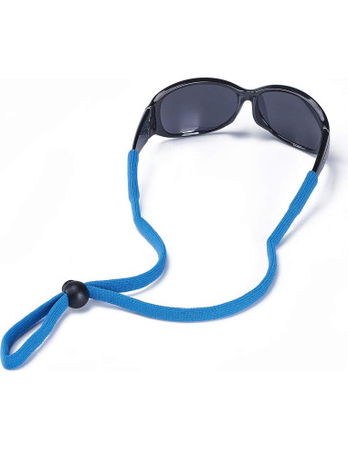 Correa para Gafas Ajustable 2 Pzs Azul y Naranja