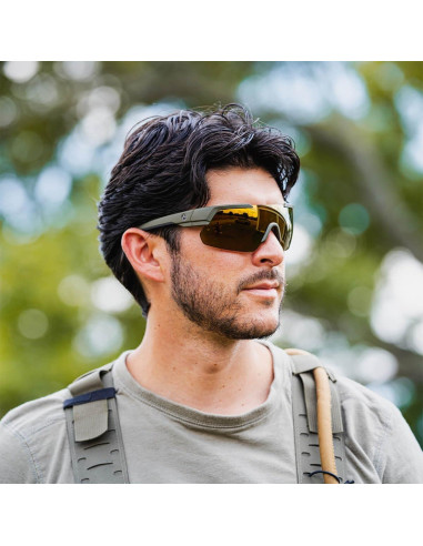 Gafas Tácticas Magpul Defiant Verde Oliva Lentes Polarizados