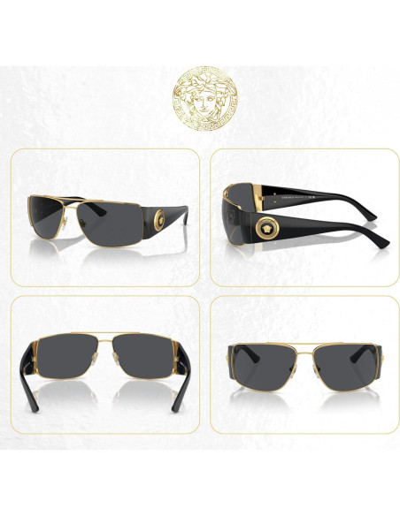 Gafas de sol Versace VE2163 unisex con kit de cuidado Gafas de sol Versace VE2163 unisex con kit de cuidado