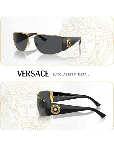 Gafas de sol Versace VE2163 unisex con kit de cuidado Gafas de sol Versace VE2163 unisex con kit de cuidado
