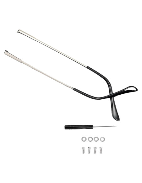 Kit de Reemplazo Patas Gafas Metal TORWOL 138mm Plata