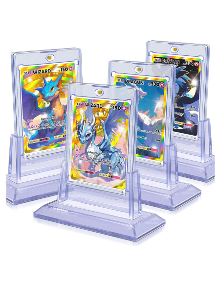 4 Soportes Magnéticos para Tarjetas Kitoyz 35PT Acrílico 4 Soportes Magnéticos para Tarjetas Kitoyz 35PT Acrílico