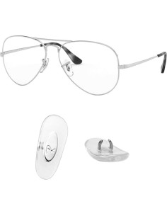 Almohadillas de nariz RayBan 14mm Plata para gafas 2