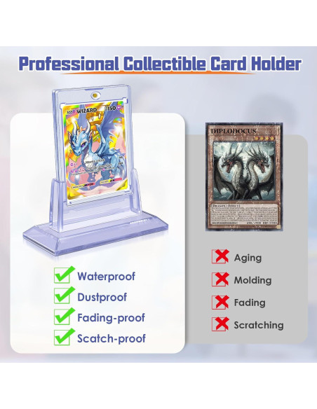 4 Soportes Magnéticos para Tarjetas Kitoyz 35PT Acrílico 4 Soportes Magnéticos para Tarjetas Kitoyz 35PT Acrílico