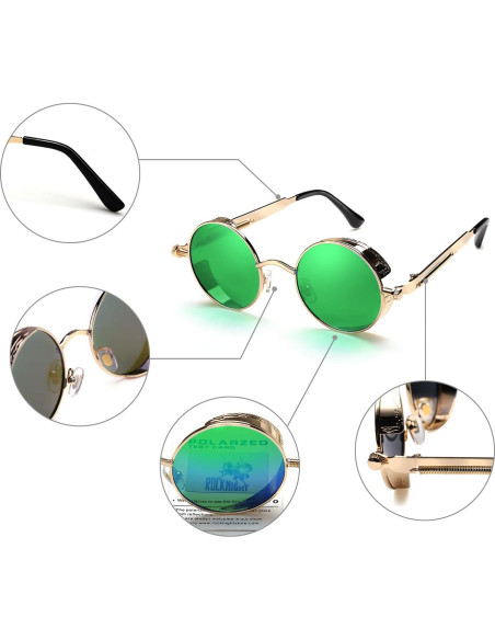 Gafas de sol ROCKNIGHT góticas steampunk UV400 unisex Gafas de sol ROCKNIGHT góticas steampunk UV400 unisex