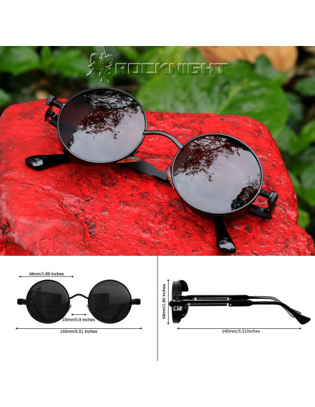 Gafas de Sol Polarizadas ROCKNIGHT Gótico Steampunk UV400 Unisex Gafas de Sol Polarizadas ROCKNIGHT Gótico Steampunk UV400 Unisex