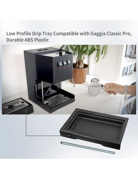 Bandeja de Goteo de Perfil Bajo Gaggia Classic Pro - ABS Bandeja de Goteo de Perfil Bajo Gaggia Classic Pro - ABS