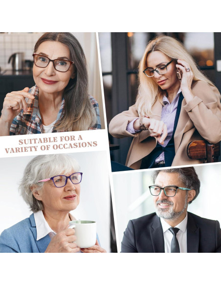 Gafas de Lectura Przene 4 Paquetes Anti Luz Azul 1.75x Gafas de Lectura Przene 4 Paquetes Anti Luz Azul 1.75x