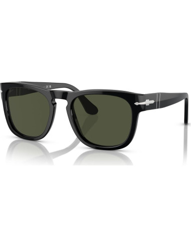 Gafas de sol cuadradas Persol PO3333S con lentes verdes