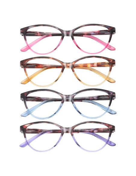 Gafas de Lectura Przene 4 Paquetes Anti Luz Azul 2.75x Gafas de Lectura Przene 4 Paquetes Anti Luz Azul 2.75x