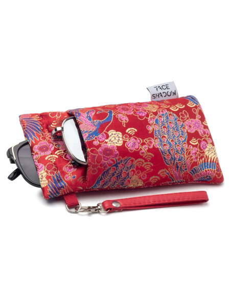 Estuche para Gafas Microfibra Rojo Seda 180x90mm Estuche para Gafas Microfibra Rojo Seda 180x90mm