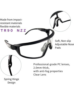 Gafas de Tiro Antivaho MIYUI JAPAN Balísticas Seguridad 2