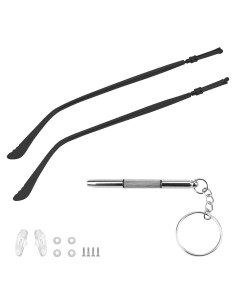 Brazos de Reemplazo para Gafas Metal LNQ Negro Universal