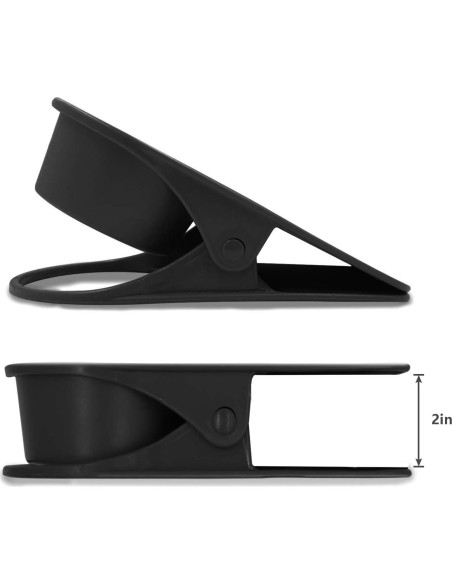 Soporte de Taza Clip Dirza para Mesa Oficina Negro Soporte de Taza Clip Dirza para Mesa Oficina Negro