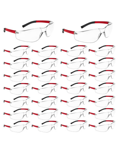 Gafas de Seguridad Transparentes ANSI Z87.1 - 30 Unidades
