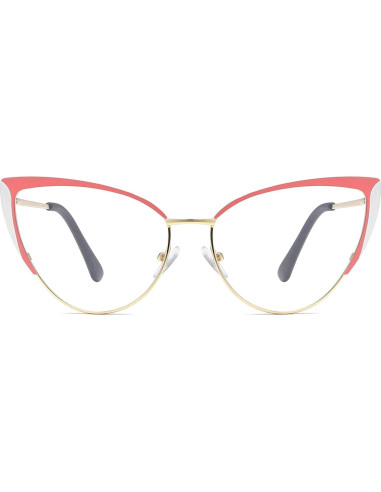 Gafas LJCZKA bloqueadoras luz azul para mujeres estilo gato