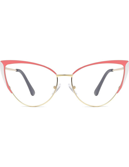 Gafas LJCZKA bloqueadoras luz azul para mujeres estilo gato Gafas LJCZKA bloqueadoras luz azul para mujeres estilo gato