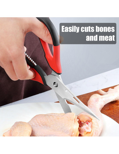 Juego de Tijeras y Pinzas de Cocina Roczipeng 22.86 cm