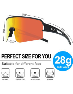 Gafas de Ciclismo AVV Polarizadas UV400 para Deportes 2