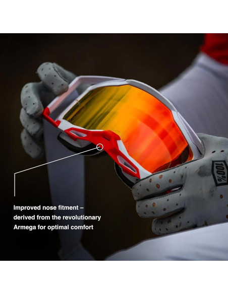 Gafas STRATA 2 100% - Motocross y ciclismo - Lente Roja Gafas STRATA 2 100% - Motocross y ciclismo - Lente Roja