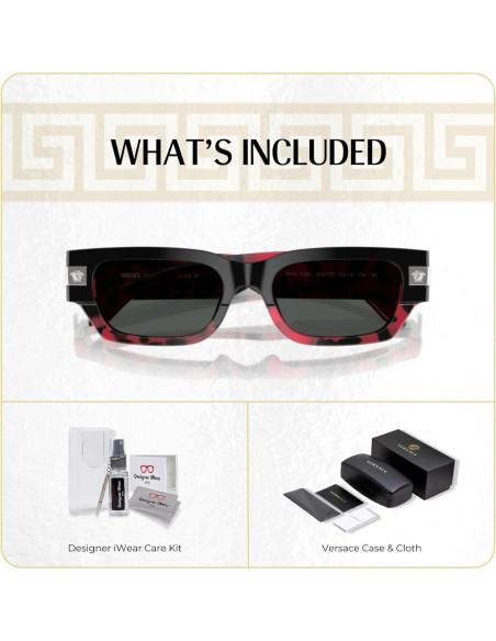 Gafas de sol Versace VE4465 para hombres + Kit iWear Gafas de sol Versace VE4465 para hombres + Kit iWear