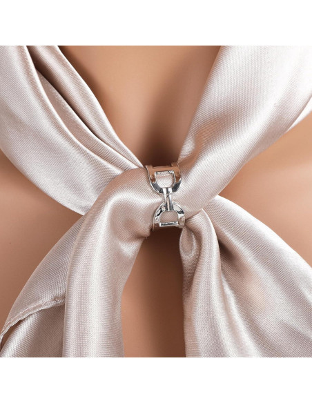 Anillos de Bufanda Ymapinc 2 Pcs Oro y Plata para Mujeres Anillos de Bufanda Ymapinc 2 Pcs Oro y Plata para Mujeres